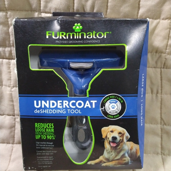 FURminator Dog Furminator Undercoat Deshedding Tool Large Dog Long